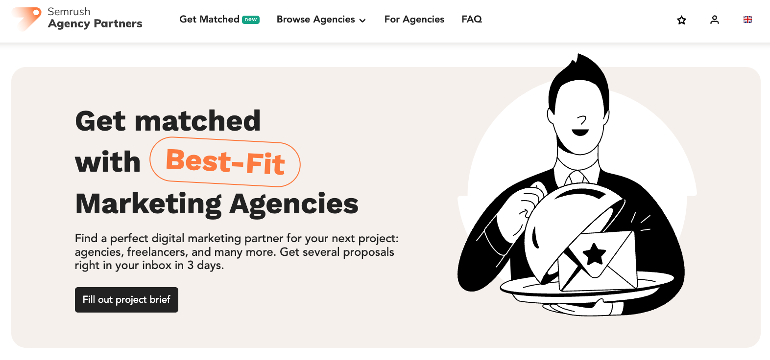 Semrush Agency Partners homepage