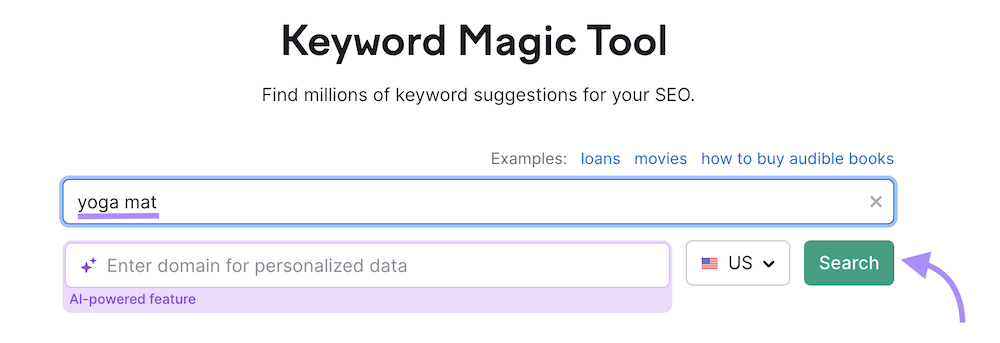 keyword magic tool